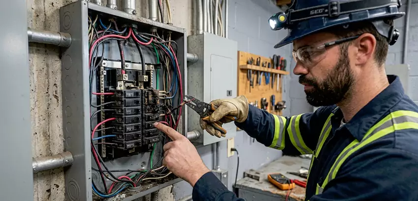 Breaker Box Short Circuit Repair in Lake Mary