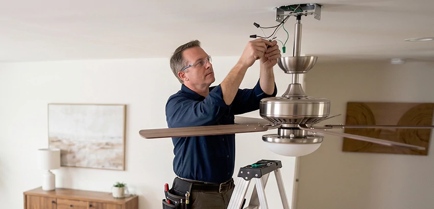 Ceiling Fan Light and Switch Repair in Lake Mary