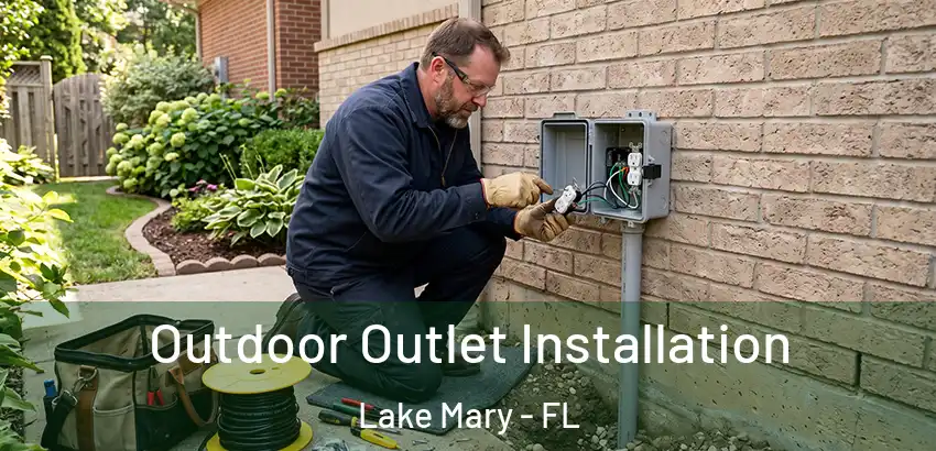 Outdoor Outlet Installation Lake Mary - FL